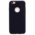 For iPhone 6s / 6 Candy Color TPU Case(Black) - 1