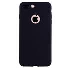 For iPhone 8 Plus / 7 Plus Candy Color TPU Case(Black) - 1