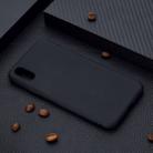 For iPhone X / XS Candy Color TPU Case(Black) - 1