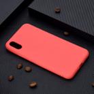 For iPhone X / XS Candy Color TPU Case(Red) - 1