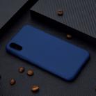 For iPhone X / XS Candy Color TPU Case(Blue) - 1