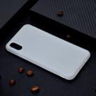 For iPhone X / XS Candy Color TPU Case(White) - 1