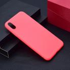 For iPhone XS Max Candy Color TPU Case(Red) - 1