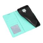 For Xiaomi Redmi Note 9 Pro Skin Feel Embossed Sunflower Horizontal Flip Leather Case with Holder & Card Slots & Wallet & Lanyard(Green) - 3