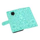 For Xiaomi Redmi Note 9 Pro Skin Feel Embossed Sunflower Horizontal Flip Leather Case with Holder & Card Slots & Wallet & Lanyard(Green) - 4