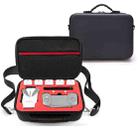 Single Shoulder Storage Bag Shockproof Waterproof Travel Carrying Cover Hard Case for FIMI X8 Mini(Black + Red Liner) - 1