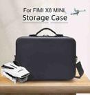 Single Shoulder Storage Bag Shockproof Waterproof Travel Carrying Cover Hard Case for FIMI X8 Mini(Black + Red Liner) - 2