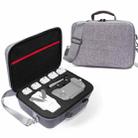 Grey Canvas Single Shoulder Storage Bag Shockproof Waterproof Travel Carrying Cover Hard Case for FIMI X8 Mini(Black + Black Liner) - 1