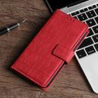 For Xiaomi Mi Note 10 Lite Skin Feel Crocodile Texture Magnetic Clasp Horizontal Flip PU Leather Case with Holder & Card Slots & Wallet(Red) - 1