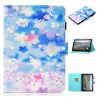 For Amazon Fire HD 10 (2021) Coloured Drawing Stitching Horizontal Flip Leather Case with Holder & Card Slot & Sleep / Wake-up Function(Petal Rain) - 1