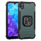 For Huawei Y5 (2019) Fierce Warrior Series Armor All-inclusive Shockproof Aluminum Alloy + TPU Protective Case with Ring Holder(Green) - 1