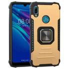 For Huawei Y6 (2019) / Y6 Pro 2019 / Y6s Fierce Warrior Series Armor All-inclusive Shockproof Aluminum Alloy + TPU Protective Case with Ring Holder(Gold) - 1