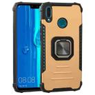 For Huawei Y9 (2019) / Enjoy 9 Plus / Enjoy 20e Fierce Warrior Series Armor All-inclusive Shockproof Aluminum Alloy + TPU Protective Case with Ring Holder(Gold) - 1