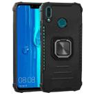 For Huawei Y9 (2019) / Enjoy 9 Plus / Enjoy 20e Fierce Warrior Series Armor All-inclusive Shockproof Aluminum Alloy + TPU Protective Case with Ring Holder(Black) - 1