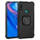 For Huawei Y9 Prime (2019) / Enjoy 10 Plus Fierce Warrior Series Armor All-inclusive Shockproof Aluminum Alloy + TPU Protective Case with Ring Holder(Black) - 1