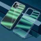 For iPhone 11 Pro Max Dazzle Colour TPU + PC Transparent Protective Case (Green Light) - 1
