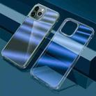 For iPhone 11 Pro Max Dazzle Colour TPU + PC Transparent Protective Case (Blue Light) - 1