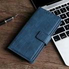 For Nokia 3.4 Skin Feel Crocodile Texture Magnetic Clasp Horizontal Flip PU Leather Case with Holder & Card Slots & Wallet(Blue) - 1
