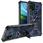 For Motorola Moto G Stylus 5G Shockproof TPU + PC Magnetic Protective Case with Holder(Blue) - 1