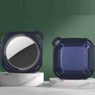 Bumblebee Carbon Fiber Texture Protective Cover Case For AirTag(Blue) - 1