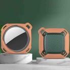 Bumblebee Carbon Fiber Texture Protective Cover Case For AirTag(Orange Green) - 1