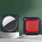 Bumblebee Carbon Fiber Texture Protective Cover Case For AirTag(Blue Red) - 1