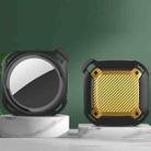 Bumblebee Carbon Fiber Texture Protective Cover Case For AirTag(Black Yellow) - 1