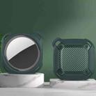 Bumblebee Carbon Fiber Texture Protective Cover Case For AirTag(Green) - 1