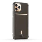 For iPhone 11 Pro Shockproof TPU Protective Case with Card Slot(Black) - 1