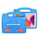 DUX DUCIS PANDA Series Shockproof EVA Protective Case with Handle & Holder & Pen Slot For iPad 10.2 2021 / 2020 / 2019(Blue) - 1