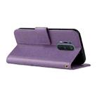 For OnePlus 8 Pro Embossed Lucky Tree Horizontal Flip Leather Case with Holder & Card Slot & Wallet & Lanyard(Purple) - 6