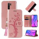 For Xiaomi Redmi 9 Embossed Lucky Tree Horizontal Flip Leather Case with Holder & Card Slot & Wallet & Lanyard(Rose Gold) - 1