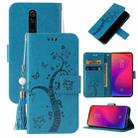 For Xiaomi Redmi K20 Embossed Lucky Tree Horizontal Flip Leather Case with Holder & Card Slot & Wallet & Lanyard(Blue) - 1