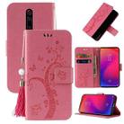 For Xiaomi Redmi K20 Embossed Lucky Tree Horizontal Flip Leather Case with Holder & Card Slot & Wallet & Lanyard(Pink) - 1