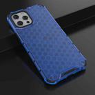 For iPhone 13 Shockproof Honeycomb PC + TPU Protective Case(Blue) - 5