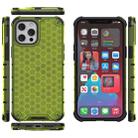 For iPhone 13 Shockproof Honeycomb PC + TPU Protective Case(Green) - 2