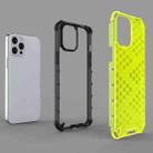 For iPhone 13 Shockproof Honeycomb PC + TPU Protective Case(Black) - 6