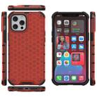 For iPhone 13 Shockproof Honeycomb PC + TPU Protective Case(Red) - 2