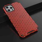 For iPhone 13 Shockproof Honeycomb PC + TPU Protective Case(Red) - 5