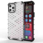 For iPhone 13 Shockproof Honeycomb PC + TPU Protective Case(White) - 1