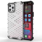 For iPhone 13 Pro Shockproof Honeycomb PC + TPU Protective Case (White) - 1