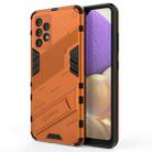 For Samsung Galaxy A32 4G Punk Armor 2 in 1 PC + TPU Shockproof Case with Invisible Holder(Orange) - 1