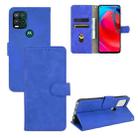 For Motorola Moto G Stylus 5G Solid Color Skin Feel Magnetic Buckle Horizontal Flip Calf Texture PU Leather Case with Holder & Card Slots & Wallet(Blue) - 1