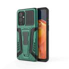 For OnePlus 9 War Chariot Series Armor All-inclusive Shockproof PC + TPU Protective Case with Invisible Holder(Green) - 1