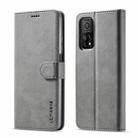 For Xiaomi Redmi Note 10 5G / Poco M3 Pro LC.IMEEKE Calf Texture Horizontal Flip Leather Case with Holder & Card Slots & Wallet(Grey) - 1