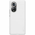 For Honor 50 Pro NILLKIN Frosted Concave-convex Texture PC Protective Case(White) - 1