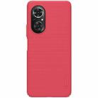 For Honor 50 SE NILLKIN Frosted Concave-convex Texture PC Protective Case(Red) - 1