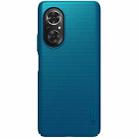 For Honor 50 SE NILLKIN Frosted Concave-convex Texture PC Protective Case(Peacock Blue) - 1