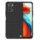 For Xiaomi Redmi Note 10 Pro 5G NILLKIN 3D Textured Nylon Fiber TPU Case(Black) - 1