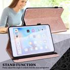 Lace Flower Embossing Pattern Horizontal Flip Leather Case with Holder & Card Slots & Wallet & Photo Frame & Sleep / Wake-up Function For iPad 9.7 2018 / 9.7  2017 / Air 2 / Air(Rose Gold) - 5